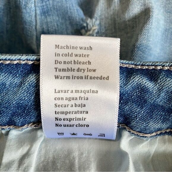 KanCan Distressed Stretch Jeans VBK1221 Blue Sz 28 - Picture 11 of 12